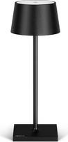 Stilosa 3 - Dimmbare LED Akku-Tischlampe IP54 Indoor & Outdoor - Aufladbar - Warme Lichtfarbe - Designer Tischleuchte mit USB-C Port - Schwarz