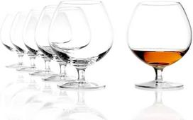 Stölzle Lausitz Cognac Swivel, 585 ml, 6 konjako taurių rinkinys, galima plauti indaplovėje, elegantiškas aukštos kokybės kristalinis stiklas be švino