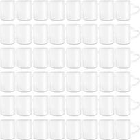 SUBLOVER 48 sublimacijos ruošinių rinkinys Keraminiai balti puodeliai kavos puodeliams 11OZ Sublimacijos puodeliai Kalėdoms, skirti puodelių spaudos mašinai
