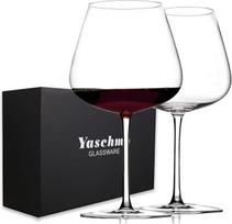 Super dideli vyno taurės 30oz rankomis pučiami kristalai milžiniški vyno taurės Dideli burgundiški stiklai Negabaritiniai raudonojo vyno prabangūs elegantiški Ideali dovana moterims vyrams Kalėdų jubiliejus