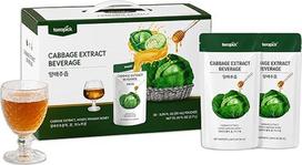 TerraPick Grünkohlsaft gesüßt mit Manuka-Honig - Natürlicher Kohlextrakt-Saft, Gemüsesaft, Superfood (89,9 ml x 30 vienetų)