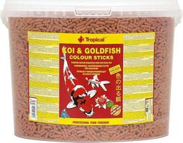 TROPICAL Koi ir auksinių žuvelių spalvotos lazdelės Pakuotė 1 x 11 L