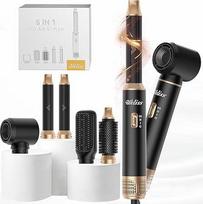 UKLISS Plaukų stiliatorius "5-in-1 Airstyler" Plaukų stiliatorius Oro garbanojimo geležis Plaukų džiovintuvas Terminis šepetys Išlyginamasis šepetys Multistyler Apvalus šepetys Plaukų džiovintuvas Šiltas oro šepetys Plaukų modeliavimo prietaisai Plaukų dž