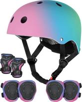 Vaikiška liemenė 3-8 metų amžiaus jauniems vaikams ir mergaitėms, "Cartoon-Fahrradhelm", užtikrina saugų radarų, riedlenčių ir riedučių saugumą, vaikų šventinė liemenė (spalvotas atspalvis)