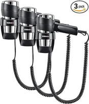 Valera, Action Super Plus 1600, Haartrockner mit Wandhalterung für die Hotellerie, kompakt, Temperatur und Luftstrom einstellbar, Abkühlstufe und Ein/Aus-Sicherheitsschalter, 1600 W, schwarz