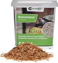 Vėžiai Gammarus 1000 ml - džiovinti vabzdžiai kaip maistas vėžliams, aksolotliams, paukščiams ir graužikams, maistas žuvims akvariume ir tvenkinyje