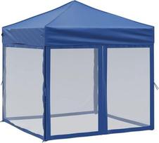 vidaXL Švenčių palapinė sulankstoma su šoninėmis sienelėmis Sodo palapinė "Marquee Gazebo" palapinė Sodo pavėsinė "Gazebo Gazebo" pavėsinė Alaus palapinė Sulankstoma palapinė Stovyklavimas Raudona 2 x 2 m