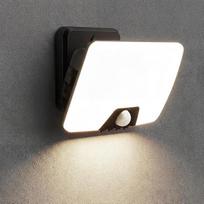 vighep 24 W LED prožektorius su judesio jutikliu lauke, IP65 vandeniui atsparus prožektorius, 3000 K - 6500 K lauko lempa, lauko žibintas sodui, garažui, lauko durims