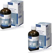 Virbac Pulmostat Acute | Dviguba pakuotė | 2 x 100 ml | Grynas augalinis sirupas nuo kosulio šunims ir katėms | Su vandenžolių, gysločių, saldymedžio šaknų ir kvebracho šaknų ekstraktu