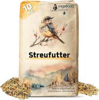Vogelfood 10 kg išbarstytas lesalas, lesalas laukiniams paukščiams, vasaros kraikas, žiemos kraikas, lesalas paukščiams