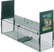 VOUNOT® Marten spąstai, gyvačių gaudyklė, 100 x 29 x 40 cm, dvivėrė gyvūnų gaudyklė su rankena, humaniška gaudyklė kiaunėms, žiurkėms, triušiams, katėms ir lapėms, tvirta ir atspari oro sąlygoms, skirta naudoti patalpose ir lauke