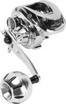 Wakects Trolling-Rollen, Aluminiumlegierung, Baitcasting-Angelrolle, 7,2:1 Übersetzungsverhältnis, 10 Kg, Magnetbremsen, Schnurfreigabealarm für Salzwasser-Casting, Trolling, Rechte Hand