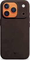 WIIUKA dėklas "iPhone 17 Pro Max", odinis iš Vokietijos, itin plonas, aukščiausios kokybės mobiliojo telefono dėklas, "Qi", slidinėjimo daugiau, Vintage Brown