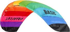 Wolkenstürmer Paraflex Basic (Rainbow) - Regenbogen Lenkmatte mit Dyneema-Leinen & Flugschlaufen - Flugfertiger Lenkdrachen für Kinder