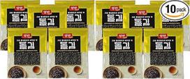[ 10 x 20 g ] Dongwon 10 x 5 lapai Džiovinti ir skrudinti Nori jūros dumbliai su prieskoniais