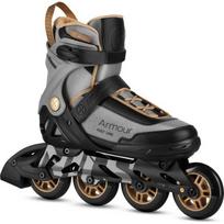Riedučiai NA22151 Armour, juodi, 38 dydis, Nils Extreme - NA22151 INLINE SKATES ARMOUR BLACK GOLD SIZE 38  NILS EXTREME