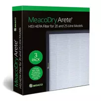 Filtras HEPA Meaco Modeliui 20L/25L ARETE (3vnt)