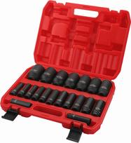 SMŪGINIŲ GALVUČIŲ RINKINYS 20 DALIŲ 6-KAMPIŲ 1/2" KD11794