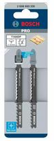 Siaurapjūklių peiliukas Bosch Pro T144DP, metalas, 74 mm, 2 vnt.