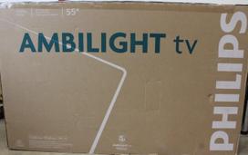 SALE OUT. Philips 55PUS8010/12 55" (139cm) LED 4K Ambilight TV | Philips 55PUS8010/12 | 55 | Smart TV | TITAN OS | UHD | Black |