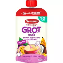 Košė su pasiflorais, bananais ir kokosu pienu nuo 12mėn. SEMPER RTE, 120g