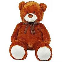 Madej Mascot Plush Teddy Bear with a bow 70 cm brown 001771