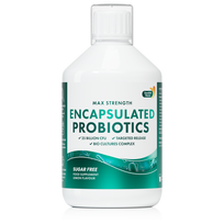 Swedish Nutra - Encapsulated Probiotics Max, skysti probiotikai žarnynui su 25 mlrd. gerųjų bakterijų, 500 ml