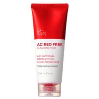 BOM AC Red Free Cleansing Foam - valomosios veido putos su salicilo rūgštimi probleminei odai, 150 ml