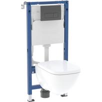Klozeto komplektas GEBERIT LIGHT, komplekte rėmas 112 cm, DELTA potinkinis bakelis 12 cm, DELTA50 va