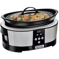 Crock-Pot SCCPBPP605-050 5.7-litre slow cooker (chrome) SCCPBPP605-050