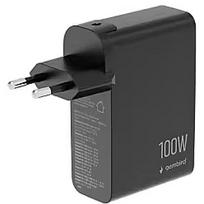 Gembird Lādētājs Gembird 4-port 100W GaN USB Fast Charger LCD Black USB PD QC 3.0 TA-UC-1A3C-PD100-01-BK