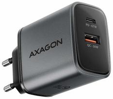 Telefono įkroviklis Axagon ACU-PQ67, USB Type C/USB Type A, pilka sp., 67 W