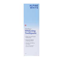 Alpine White Whitening Toothpaste Anti Plaque Balinamoji dantų pasta nuo apnašų, 75ml