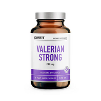 ICONFIT Valerian Strong Valerijonų šaknies ekstraktas, 90 kapsulių