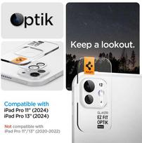Spigen Glass tR EZ Fit Optik Metal 1 Pack, sidabrinis - iPad Pro 13" 2024 / iPad Pro 11" 2024