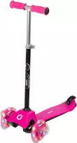 Almarina EVO reguliuojamas 3 ratų paspirtukas vaikams Light Up Mini Cruiser Rožinė Light Up Wheels