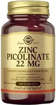Solgar ZINC PICOLINATE 22mg. tablets 100 u