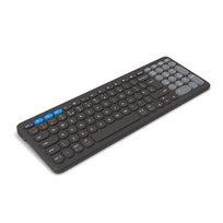 ZAGG Pro Keyboard Mid Size-anglies pilka-UK (belaidis įkrovimas ant kilimėlio)