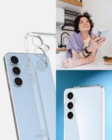 JM ANTI-BACTERIA TPU dėklas Galaxy S24 FE skaidrus