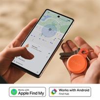 Chipolo LOOP – įkraunamas Bluetooth sekiklis su silikoniniu kilpeliu iOS & Android, Coral