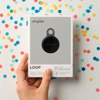 Chipolo LOOP – įkraunamas Bluetooth sekiklis su silikoniniu kilpeliu iOS & Android, 4col_Charcoal