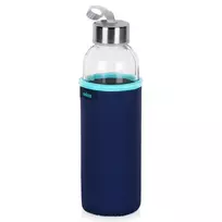 Stiklinis butelis su užvalkalu 540 ml