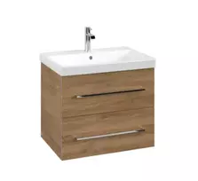 Vonios kambario spintelė Villeroy & Boch Avento 63x51x45cm, 2 stalčiai (be kriauklės) Kansas ąžuolas A89000RH