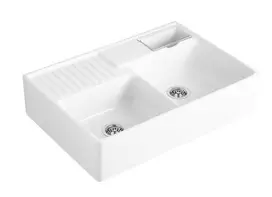 Virtuvės kriauklė Villeroy & Boch HL1 50x41 cm, CeramicPlus apdaila, balta 632391R1