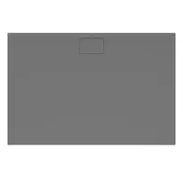 Dušo padėklas Villeroy & Boch Architectura MetalRim, akrilas, ultra plonas 15 mm, 80x120 cm, išleidimas 90 mm, matinė antracito, UDA1280ARA215V-1S