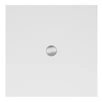 Dušo padėklas Villeroy & Boch Subway Infinity, keramikinis, su Anti-slip, kvadratinis 1000x1000 mm, aukštis 40 mm, Baltas, 6228J501