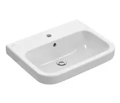 Praustuvė spintelėms Villeroy & Boch Architectura, su perpildymo sistema, su maišytuvo anga, 55x47 cm, 3 angų montavimui, Balta, 41885G01