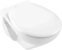 Pakabinamas Tualeto puodas Villeroy & Boch O.novo, su DirectFlush, su CeramicPlus, 360 x 540 mm, Baltas, 7682R0R1