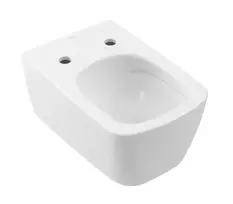 Pakabinamas tualeto puodas Villeroy & Boch Subway 3.0, su TwistFlush, be rėmelio, CeramicPlus, DirectFlush ir AquaReduct, giliu plovimu, 560 x 370 x 355 mm, Baltas, 4610T0R1
