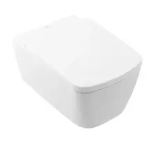 Pakabinamas tualeto puodas Villeroy & Boch Subway 3.0, su SoftClose dangčiu, TwistFlush, be krašto, DirectFlush, AquaReduct, 560 x 370 x 355 mm, Baltas, 4610TL01